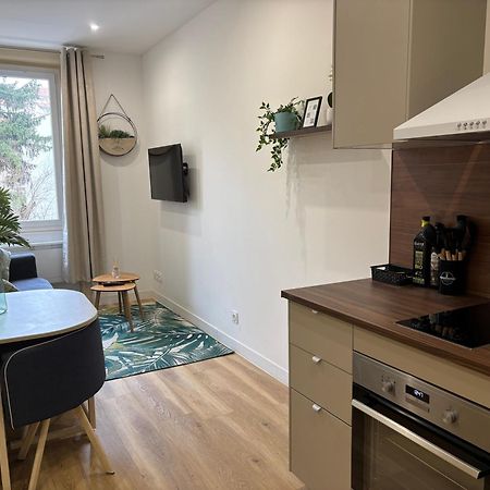 Elegant T2 A Bron, Tramway A 2Min, Box Parking, 4Personnes Apartment Bagian luar foto